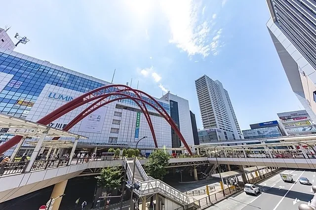 立川市の街並み